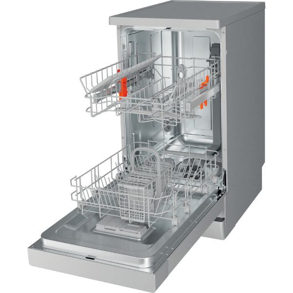 Picture of Hotpoint HSFE1B19SUKN 45cm Slimline Dishwasher in Silver