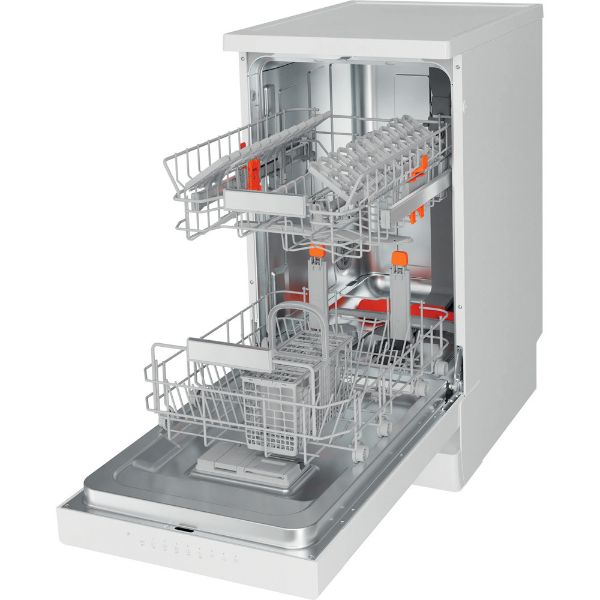 Picture of Hotpoint HSFO3T223WUKN 45cm Freestanding Dishwasher in White