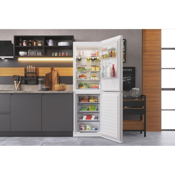 Picture of Hotpoint HTFC850TI1W1 Frost Free Freestanding Fridge Freezer-Discontinued