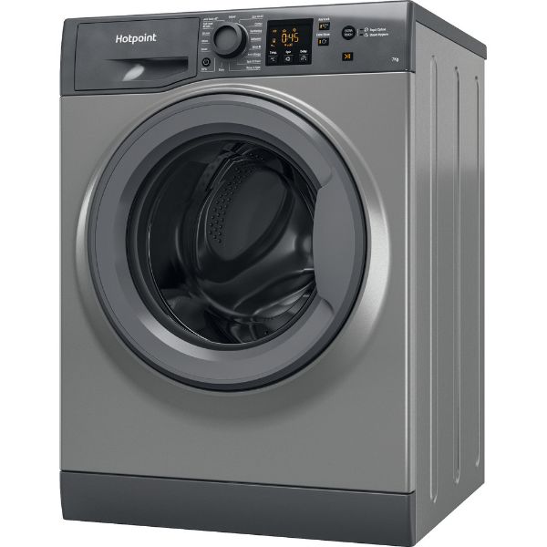 Picture of Hotpoint NSWF743UGGUKN 7kg 1400 Spin Washing Machine in Graphite