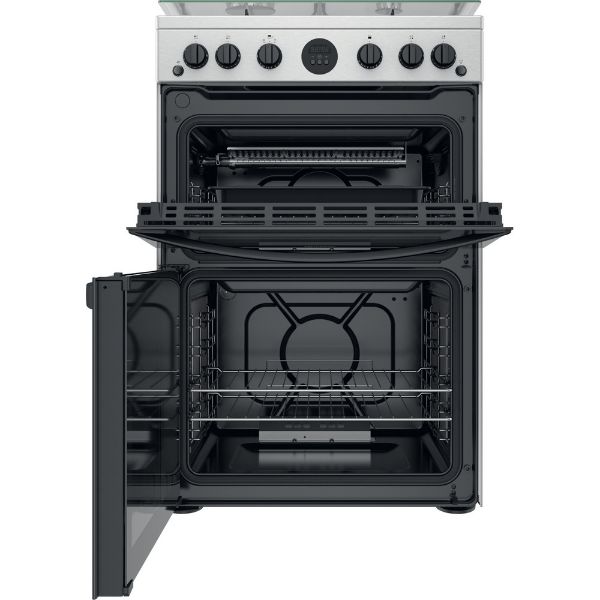 Picture of Indesit ID67G0MCXUK Freestanding Double Oven Gas Cooker