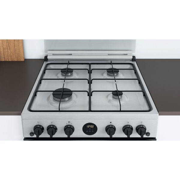 Picture of Indesit ID67G0MCXUK Freestanding Double Oven Gas Cooker