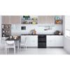 Picture of Indesit ID67V9KMBUK Freestanding Double Oven Electric Cooker in Black with Steam&Clean
