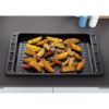 Picture of Indesit ID67V9KMBUK Freestanding Double Oven Electric Cooker in Black with Steam&Clean