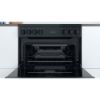 Picture of Indesit ID67V9KMBUK Freestanding Double Oven Electric Cooker in Black with Steam&Clean