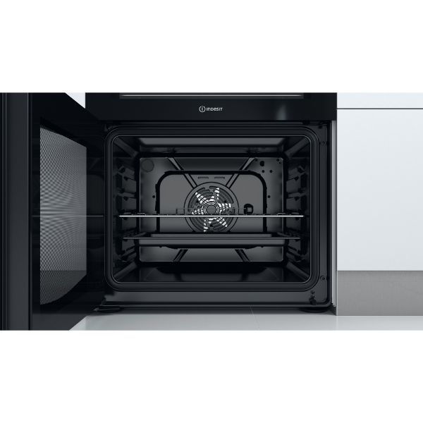 Picture of Indesit ID67V9KMWUK Double Cooker with Steam+Clean in White - Discontinued