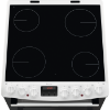 Picture of Zanussi ZCV69360WA 60cm Double Oven Electric Cooker in White with Ceramic Hob and PlusSteam