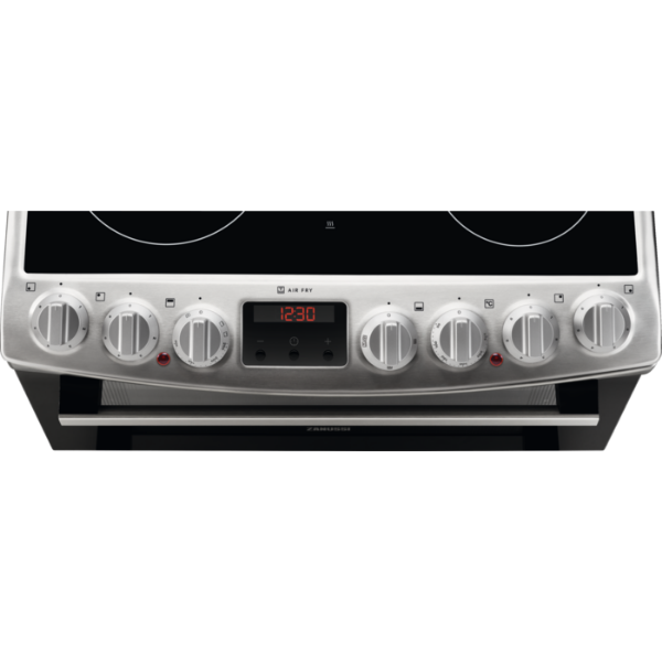 Picture of Zanussi ZCV69360XA 60cm Double Oven Electric Cooker with Ceramic Hob