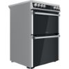 Picture of Hotpoint HDT67V9H2CX 60cm Freestanding Double Oven Electric Cooker with XL Cavity-Discontinued