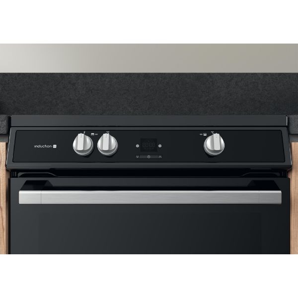Picture of Hotpoint HDT67I9HM2C 60cm Electric Double Oven Cooker with Induction Hob