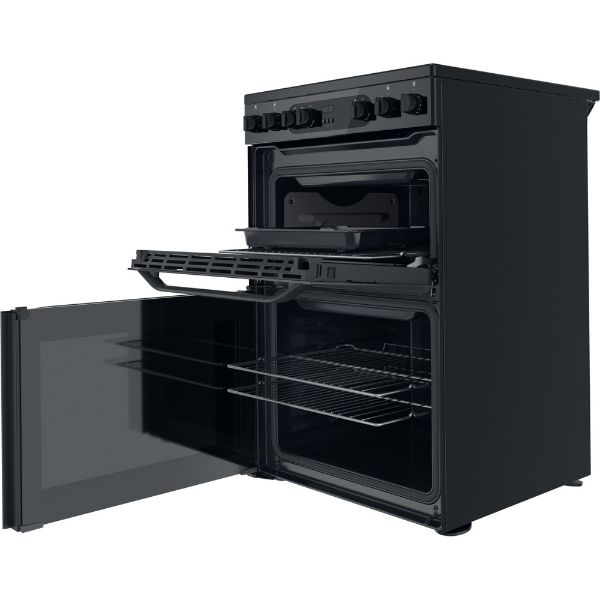 Picture of Hotpoint HDM67V9CMB 60cm Double Oven Electric Cooker with Ceramic Hob
