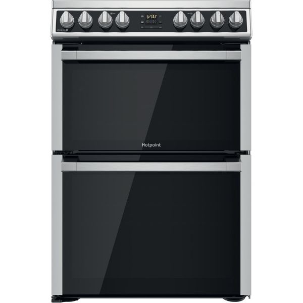 Picture of Hotpoint HDM67V8D2CX 60cm Double Fan Oven Electric Cooker with Steam Function