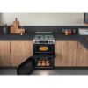 Picture of Hotpoint HDM67G0CCX Double Oven Gas Cooker in Inox