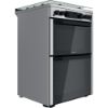 Picture of Hotpoint HDM67G0CCX Double Oven Gas Cooker in Inox