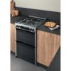 Picture of Hotpoint HDM67G0CCX Double Oven Gas Cooker in Inox