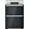 Picture of Hotpoint HDM67G0CCW Double Oven Gas Cooker in White