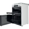 Picture of Hotpoint HDM67G0CCW Double Oven Gas Cooker in White