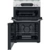 Picture of Hotpoint HDM67G0CCW Double Oven Gas Cooker in White