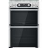 Picture of Hotpoint HDM67G0C2CX Double Cooker in Inox Silver