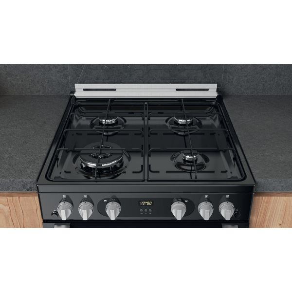 Picture of Hotpoint HDM67G0C2CB 60cm Double Oven Gas Cooker with Catalytic Cleaning and XL Cavity - Discontinued