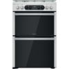 Picture of Hotpoint HDM67G8C2CX/UK Dual Fuel Double Oven Cooker in Inox