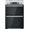 Picture of Hotpoint HD67G02CCW Freestanding Double Oven Gas Cooker in White - Discontinued
