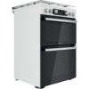 Picture of Hotpoint HD67G02CCW Freestanding Double Oven Gas Cooker in White - Discontinued