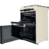 Picture of Hotpoint CD67G0C2CJ/UK 60cm Double Oven Gas Cooker in Jasmine