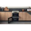 Picture of Hotpoint CD67G0C2CJ/UK 60cm Double Oven Gas Cooker in Jasmine