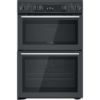 Picture of Hotpoint CD67V9H2CA/UK 60cm Freestanding Electric Double Cooker with Ceramic Hob