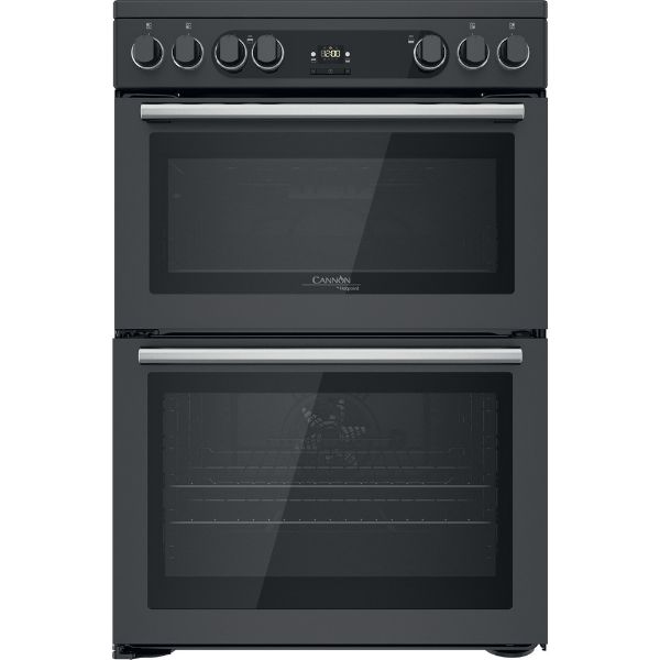 Picture of Hotpoint CD67V9H2CA/UK 60cm Freestanding Electric Double Cooker with Ceramic Hob