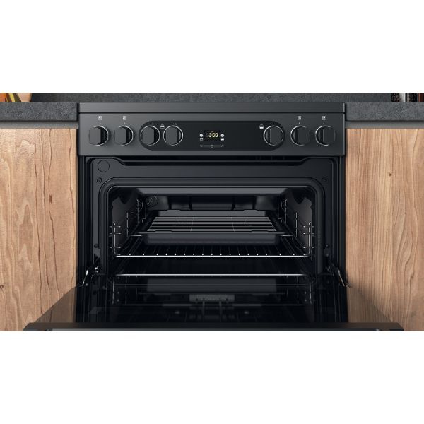 Picture of Hotpoint CD67V9H2CA/UK 60cm Freestanding Electric Double Cooker with Ceramic Hob
