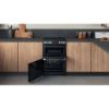 Picture of Hotpoint HDT67V9H2CB Double Oven Electric Cooker in Black