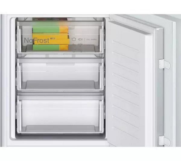 Picture of Bosch KIN86VSE0G 54.1cm 60/40 Integrated No Frost Fridge Freezer with Sliding Hinge