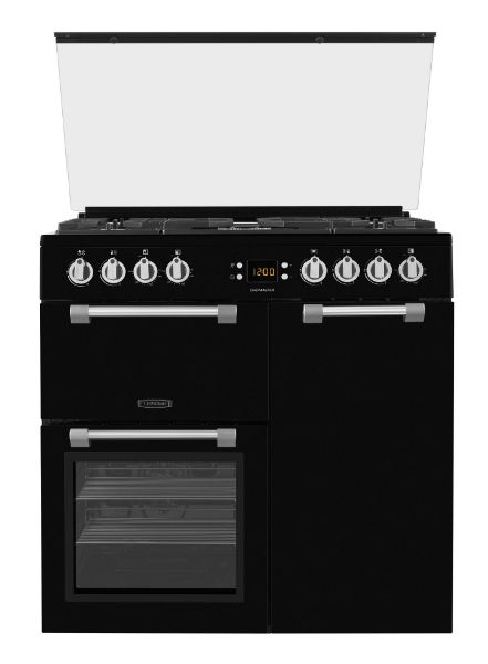 Picture of Leisure CC90F531K 90cm Chefmaster Dual Fuel Range Cooker in Black