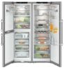 Picture of Liebherr XRCSD5255 Prime BioFresh NoFrost Side-by-Side Combination Freestanding Fridge Freezer in Stainless Steel