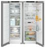Picture of Liebherr XRFSF5240 Plus NoFrost Side-by-Side Combination Freestanding Fridge Freezer in Silver