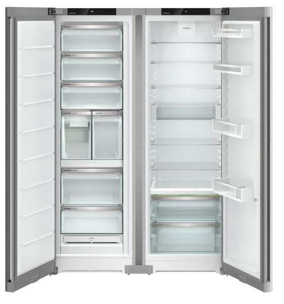 Picture of Liebherr XRFSF5245 Plus BioFresh NoFrost Side-by-Side Combination Fridge Freezer in Silver