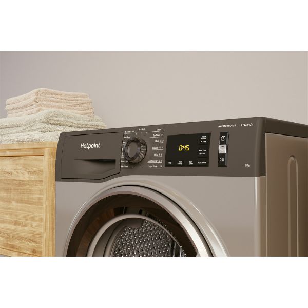 Picture of Hotpoint NM11946GCAUKN 9kg ActiveCare Washing Machine in Graphite-Discontinued