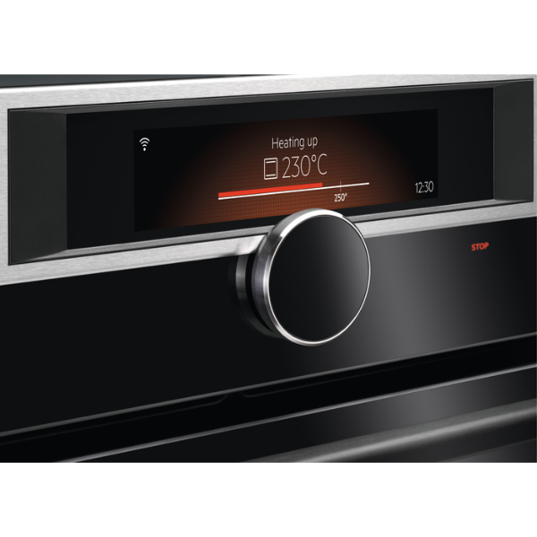 Picture of AEG BSE978330M 7000 Steamcrisp Single Electric Oven with Pyrolytic Cleaning