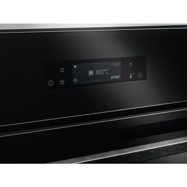Picture of AEG KMK768080B 59.5cm Built In Combination Microwave Compact Oven in Black - Ex Display