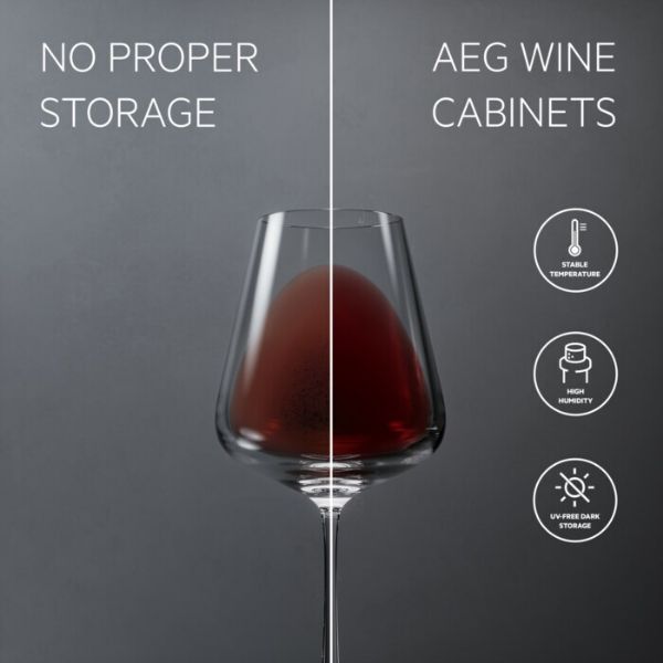 Picture of AEG AWUS052B5B 82cm Integrated Undercounter Wine Cooler