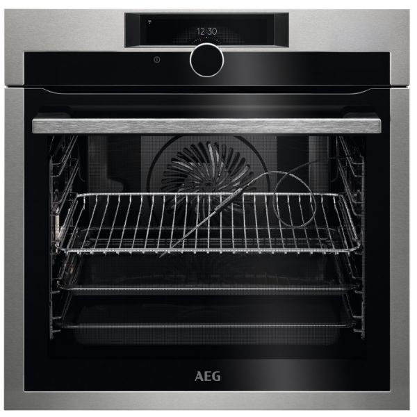 Picture of AEG BPE948730M Built in Single Electric Oven with Pyrolytic Cleaning and AssistedCooking