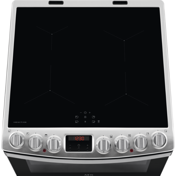 Picture of AEG CIB6732ACM Steambake Cooker with Double Oven and Induction Hob