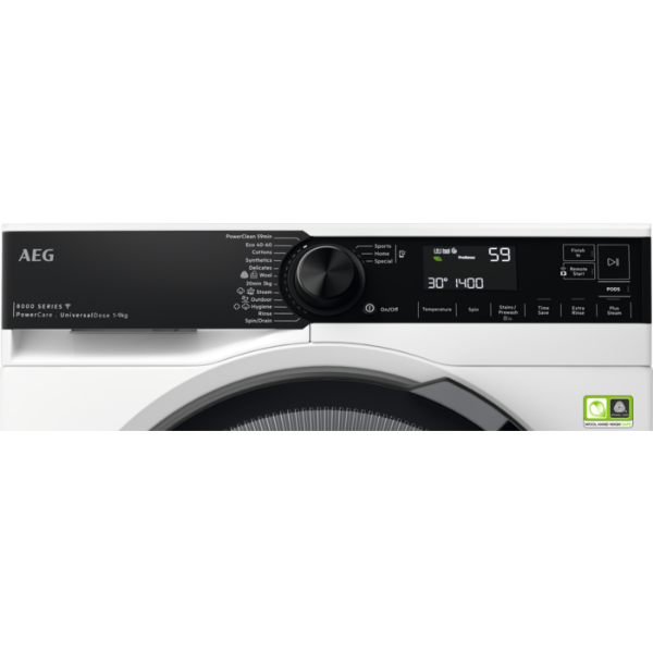 Picture of AEG LFR84946UC 9kg 1400 Spin PowerCare Washing Machine - Discontinued