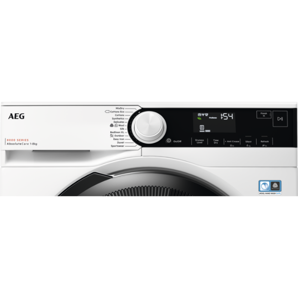 Picture of AEG TR838P4B 8kg Heat Pump Tumble Dryer