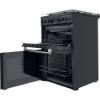 Picture of Hotpoint CD67G0C2CA/UK 60cm Double Oven Gas Cooker with Catalytic Cleaning and XL Cavity