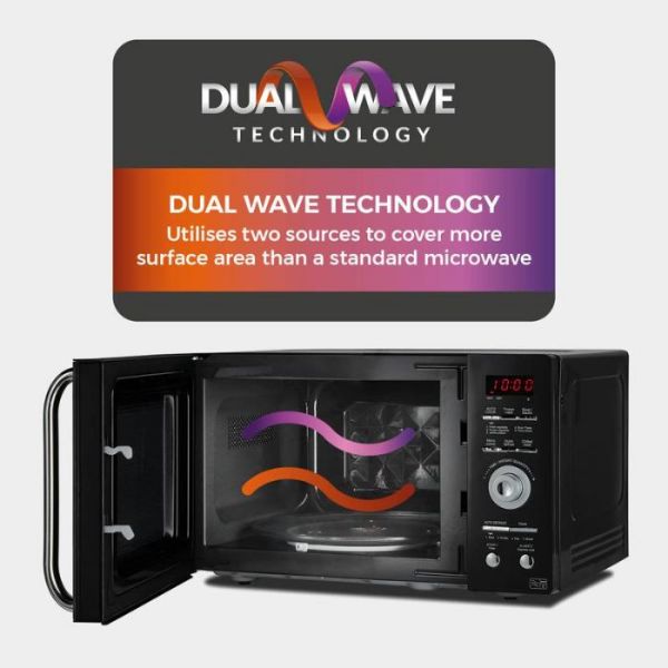 Picture of Tower KOR9GQRT 900w 26 Litre Digital Touch Microwave Oven in Black-Discontinued