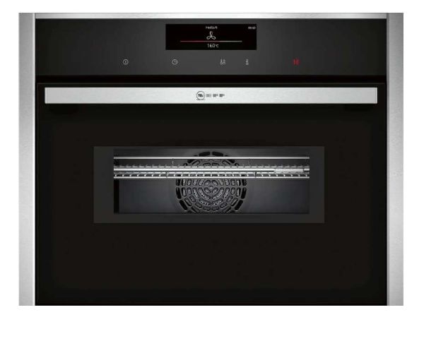 Neff C28MT27N1 N 90 Built In Compact Oven with Microwave Function and Pyrolytic Cleaning_main