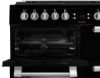 Picture of Leisure CC100F521K Chefmaster 100cm Dual Fuel Range Cooker with Glass Top Lid in Black